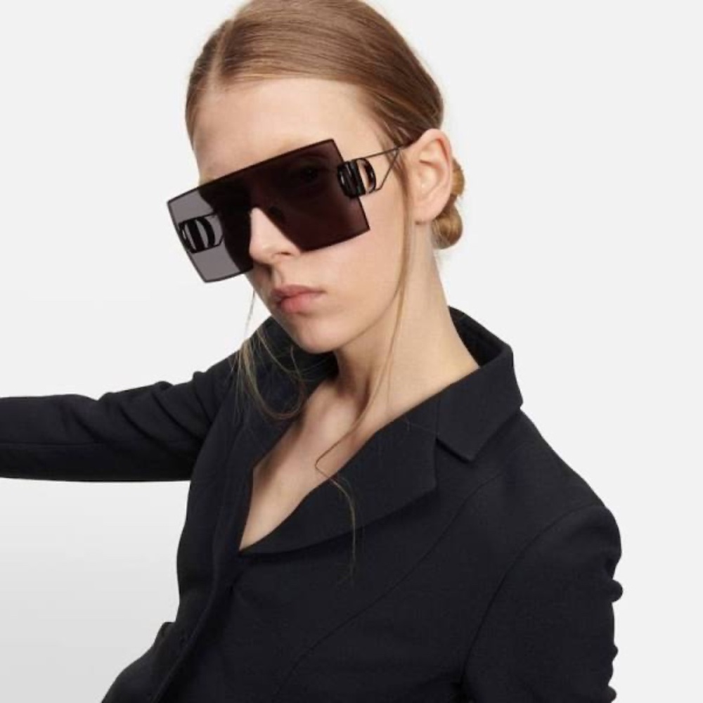 CHRISTIAN DIOR Burgundy Sunglasses 30Montaigne M1U B0D0 NWT - Picture 3 of 15